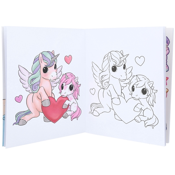 Ylvi & the Minimoomis Unicorn Fargeleggingsbok (Bilde 3 av 4)