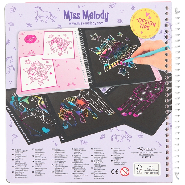 Miss Melody Magic Scratch Bok (Bilde 4 av 4)