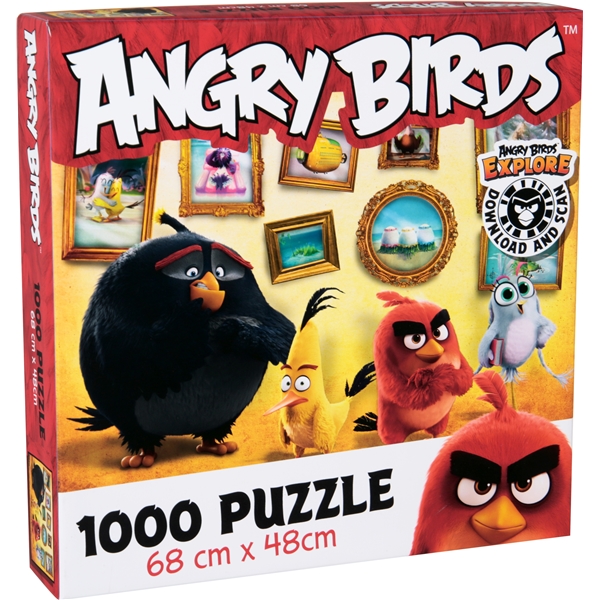 Angry Birds Puslespill 1000 Deler
