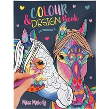 Miss Melody Color & Design Fargebok