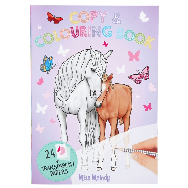 Miss Melody Color & Copy Coloring Book (Bilde 1 av 4)