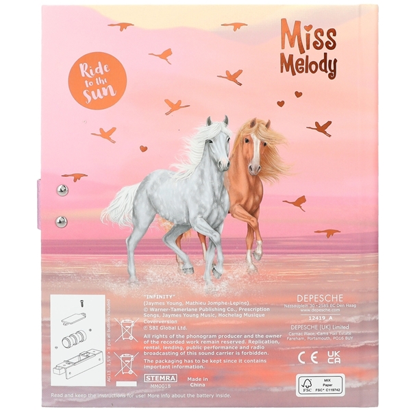 Miss Melody dagbok - kode og musikk, solnedgang (Bilde 5 av 5)