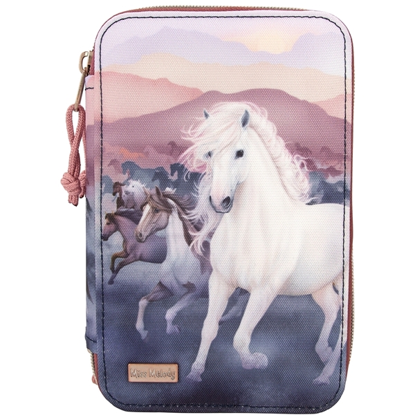 Miss Melody Triple Pen Case Night Horses (Bilde 1 av 7)