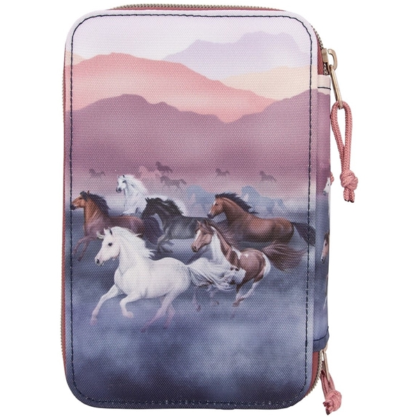 Miss Melody Triple Pen Case Night Horses (Bilde 7 av 7)