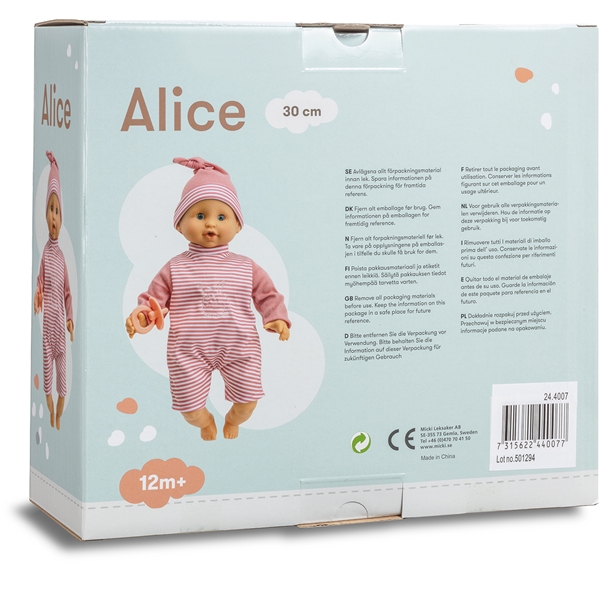 Babydokke Alice 30 cm (Bilde 3 av 3)