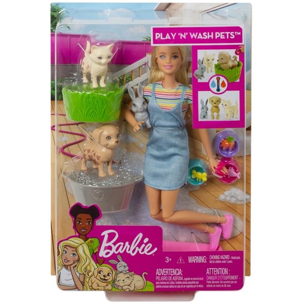Barbie Play & Wash Husdyr Lekesett (Bilde 2 av 3)