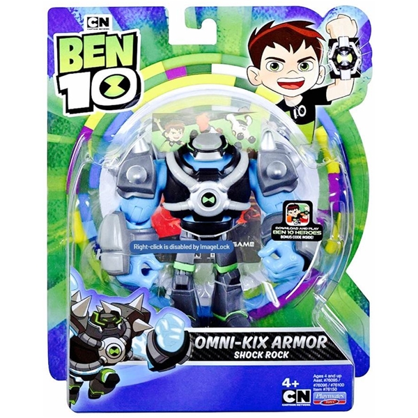 Ben 10 Omni-Kix Armor Shock Rock