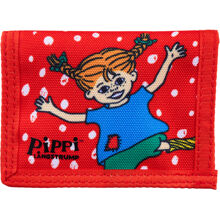 Pippi Langstrømpe Lommebok Sterk Rød
