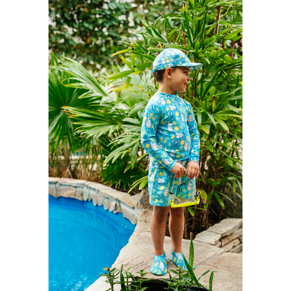 Mummitrollet Sommer Badeshorts Blå (Bilde 2 av 2)