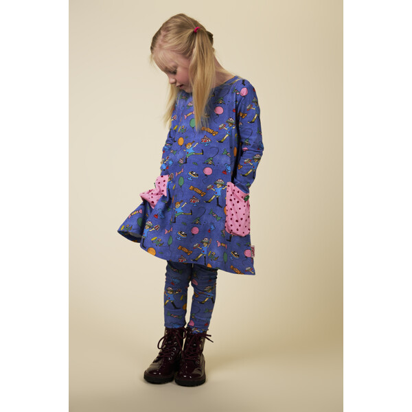 Fest Pippi Kjole Denim (Bilde 4 av 5)