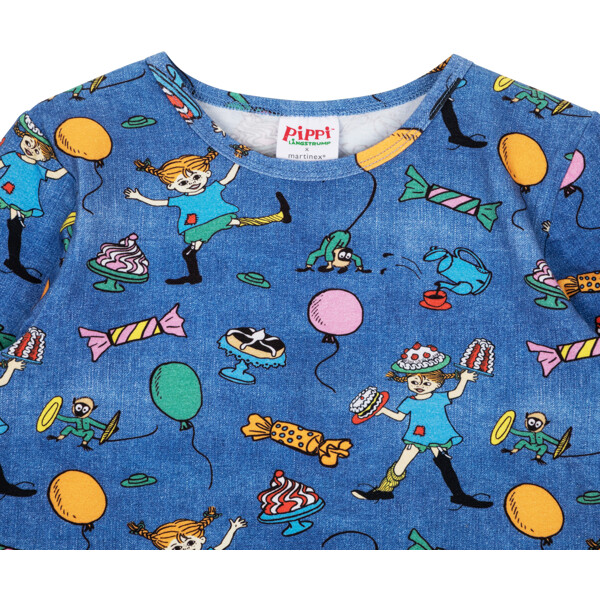 Fest Pippi Genser Denim (Bilde 3 av 3)