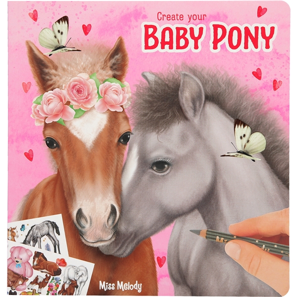 Miss Melody Tegnebok Create Your Baby Pony (Bilde 1 av 2)