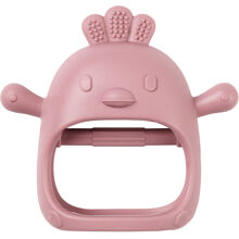 Nattou Myk Silikon Biteleke Hanske Gammelrosa