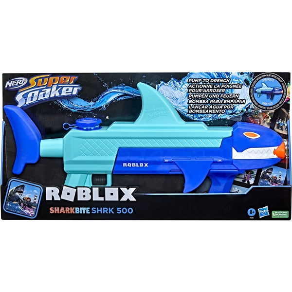 NERF Super Soaker Roblox Sharkbite SHRK 500 (Bilde 2 av 2)