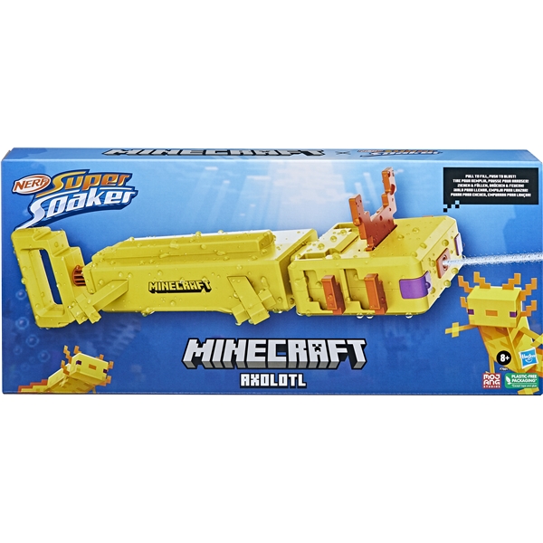 NERF Super Soaker Minecraft Axolotl (Bilde 2 av 3)