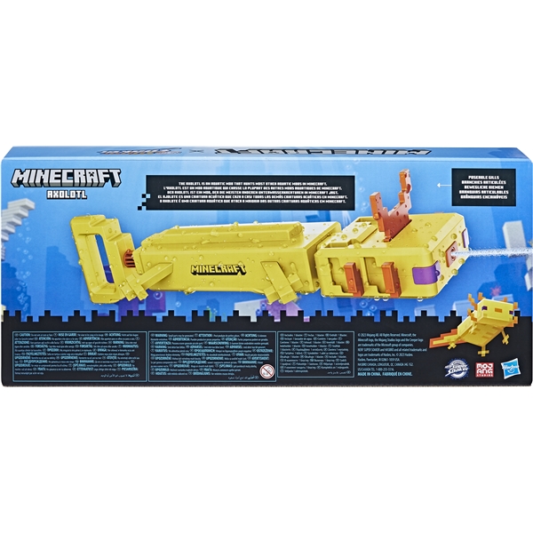 NERF Super Soaker Minecraft Axolotl (Bilde 3 av 3)