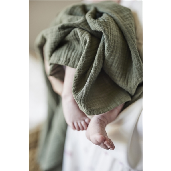 Å, Poppy! Holly Muslin Swaddle Teppe 2-p (Bilde 4 av 5)