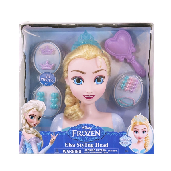 Elsa Frost Frozen Frisørhode (Bilde 1 av 2)