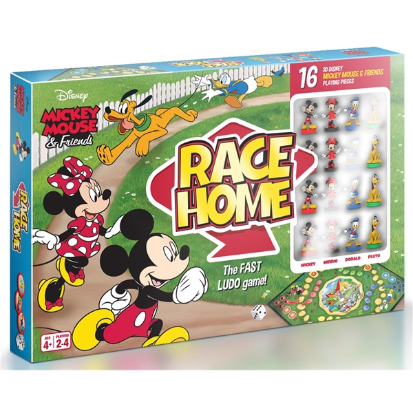 Mickey & Friends Race Home Ludo Spel (Bilde 1 av 2)