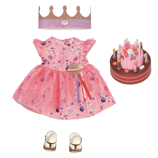 BABY born Deluxe Happy Birthday Set 43cm (Bilde 1 av 5)