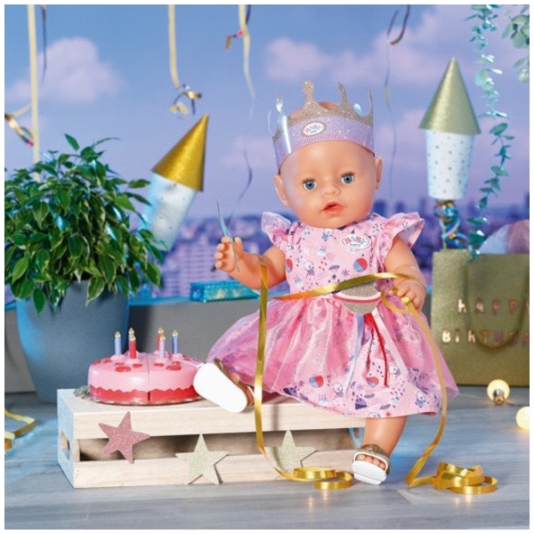 BABY born Deluxe Happy Birthday Set 43cm (Bilde 3 av 5)