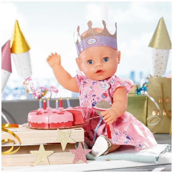 BABY born Deluxe Happy Birthday Set 43cm (Bilde 5 av 5)