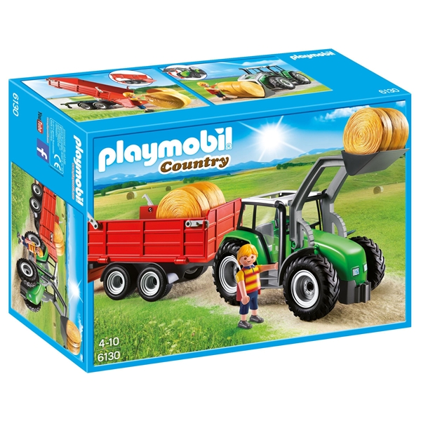 6130 Playmobil Stor Traktor med Tilhenger (Bilde 1 av 2)