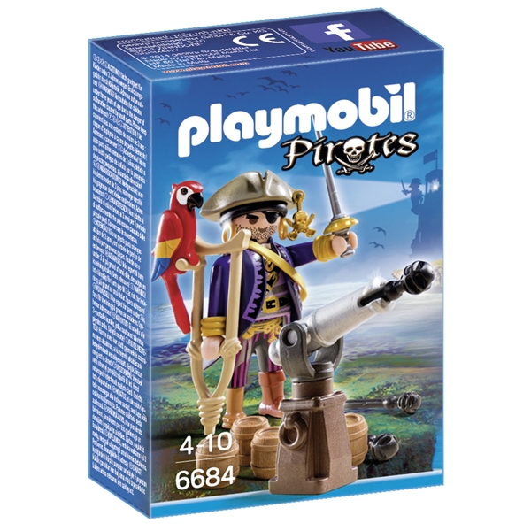 6684 Playmobil Piratkaptein (Bilde 1 av 2)
