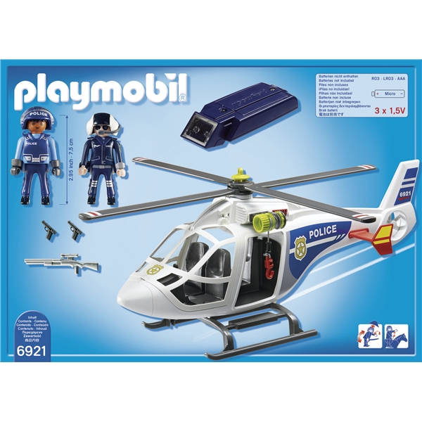 6921 Playmobil Politihelikopter med LED-søkelys (Bilde 2 av 3)
