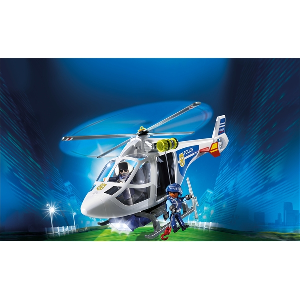 6921 Playmobil Politihelikopter med LED-søkelys (Bilde 3 av 3)