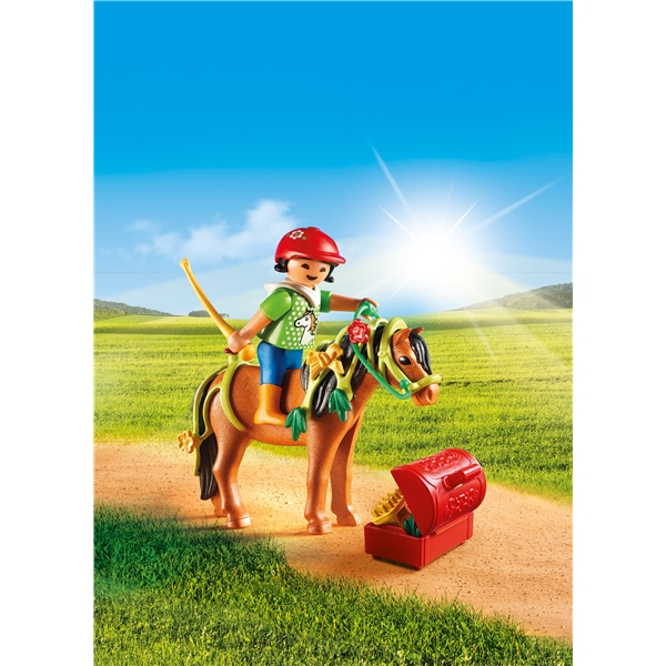 6968 Playmobil Rytter med Blomster Ponni (Bilde 2 av 3)