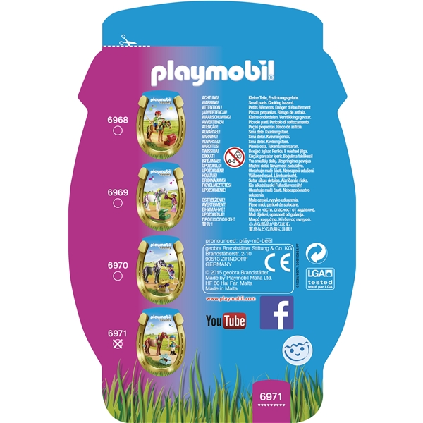 6970 Playmobil Rytter med Stjerne Ponni (Bilde 3 av 3)