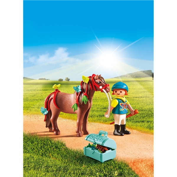 6971 Playmobil Rytter med Sommerfugl Ponni (Bilde 2 av 3)