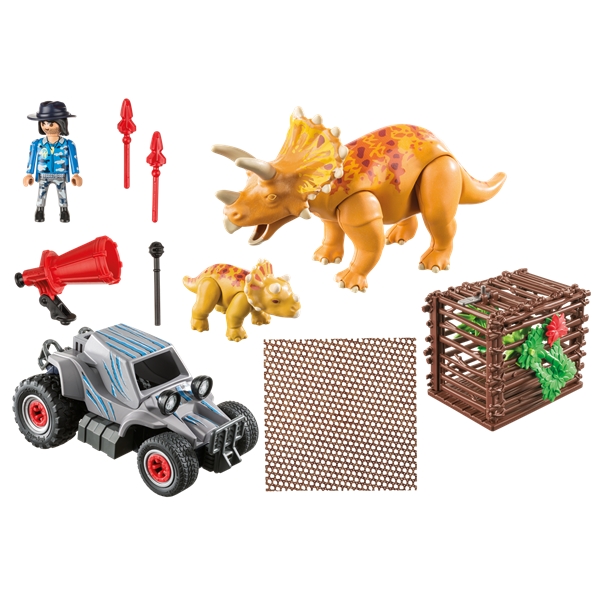 9434 Playmobil Jeep med dinosaurnett (Bilde 2 av 6)
