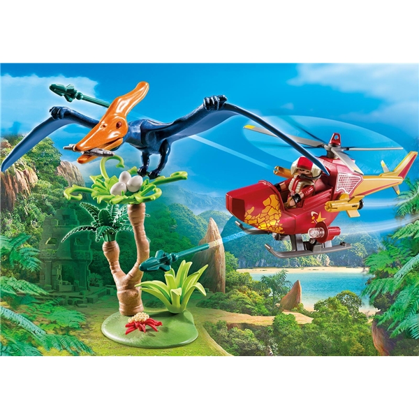 9430 Playmobil Helikopter med flygosaurus (Bilde 3 av 4)