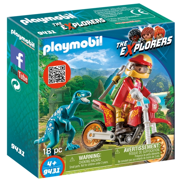 9431 Playmobil Motorcrossykkel med raptor (Bilde 1 av 3)