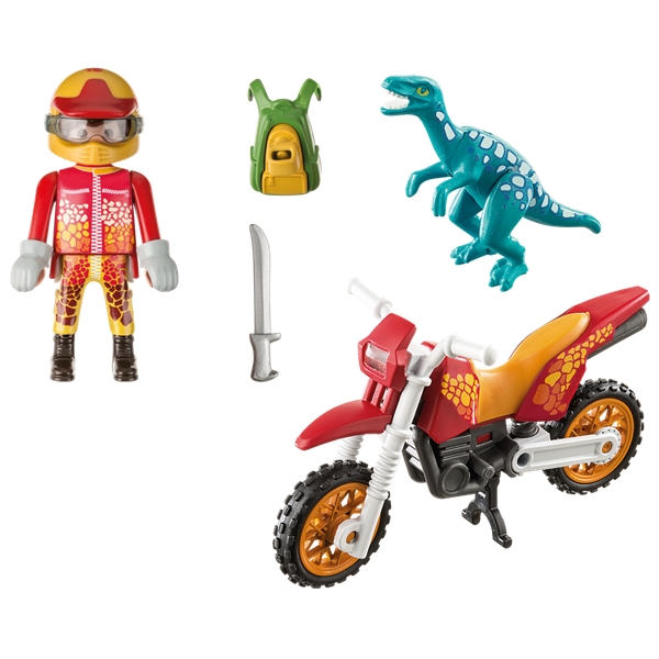 9431 Playmobil Motorcrossykkel med raptor (Bilde 2 av 3)