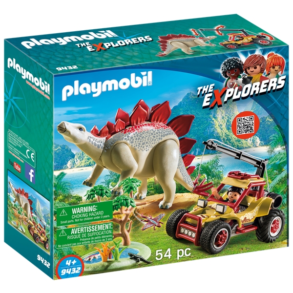 9432 Playmobil Forskermobil med stegosaurus (Bilde 1 av 3)