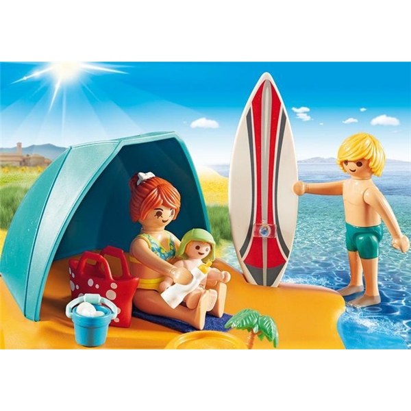 9425 Playmobil Familie på stranden (Bilde 3 av 4)