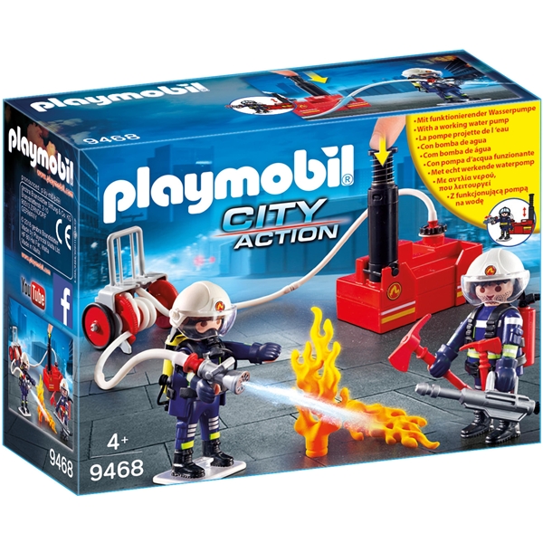 9468 Playmobil Brannmenn med vannpumpe (Bilde 1 av 2)