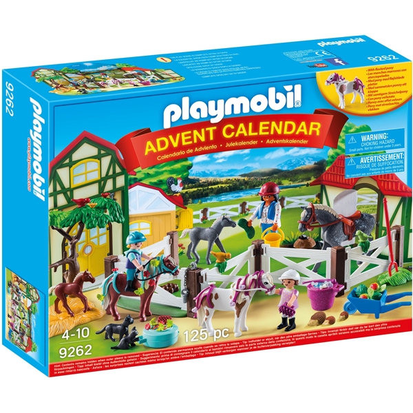 9262 Playmobil Adventskalender Rideanlegg (Bilde 1 av 2)