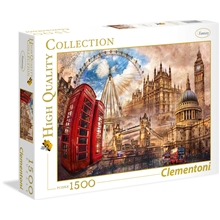 Puslespill 1500 deler Vintage London