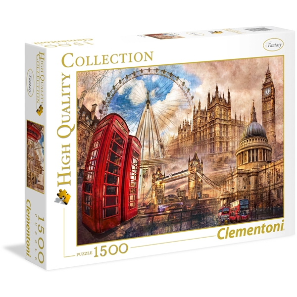 Puslespill 1500 deler Vintage London