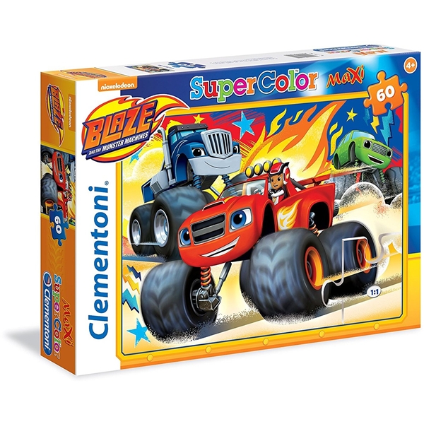 Puslespill 60 deler Blaze & The Monster Machines