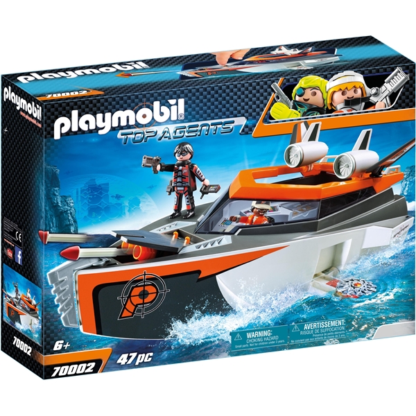 70002 Playmobil SPY TEAM Turbobåt (Bilde 1 av 3)