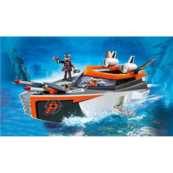 70002 Playmobil SPY TEAM Turbobåt (Bilde 3 av 3)