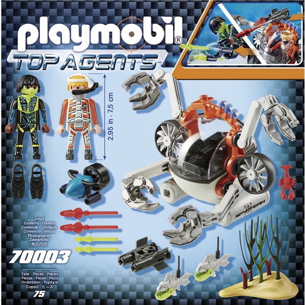 70003 Playmobil SPY TEAM Undervannsverksted (Bilde 2 av 3)