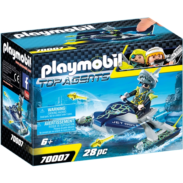70007 Playmobil TEAM S.H.A.R.K Rakettflåte (Bilde 1 av 3)