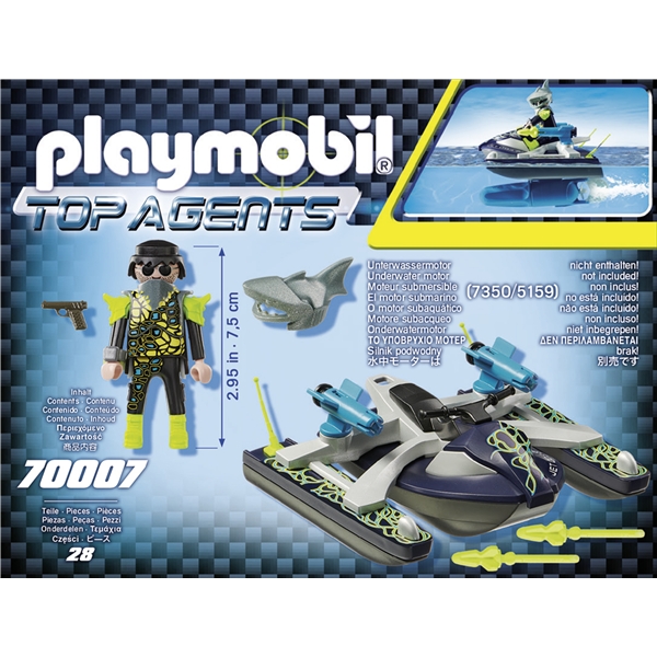 70007 Playmobil TEAM S.H.A.R.K Rakettflåte (Bilde 2 av 3)