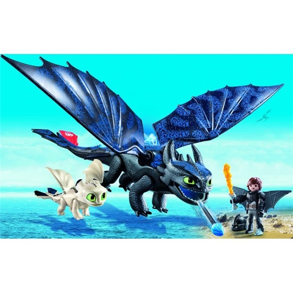 70037 Playmobil Toothless og Hickup med Drageunge (Bilde 3 av 3)